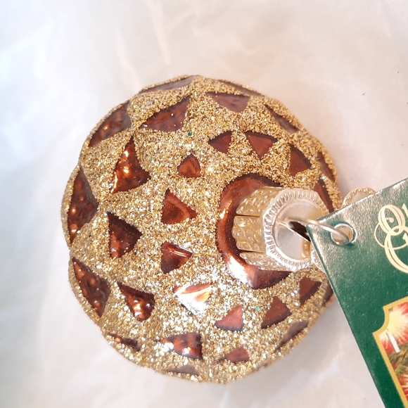 Acorn  Large Oak Tree Nut Old World Christmas Glass Ornament Rare Retired NWT - Picture 4 of 5